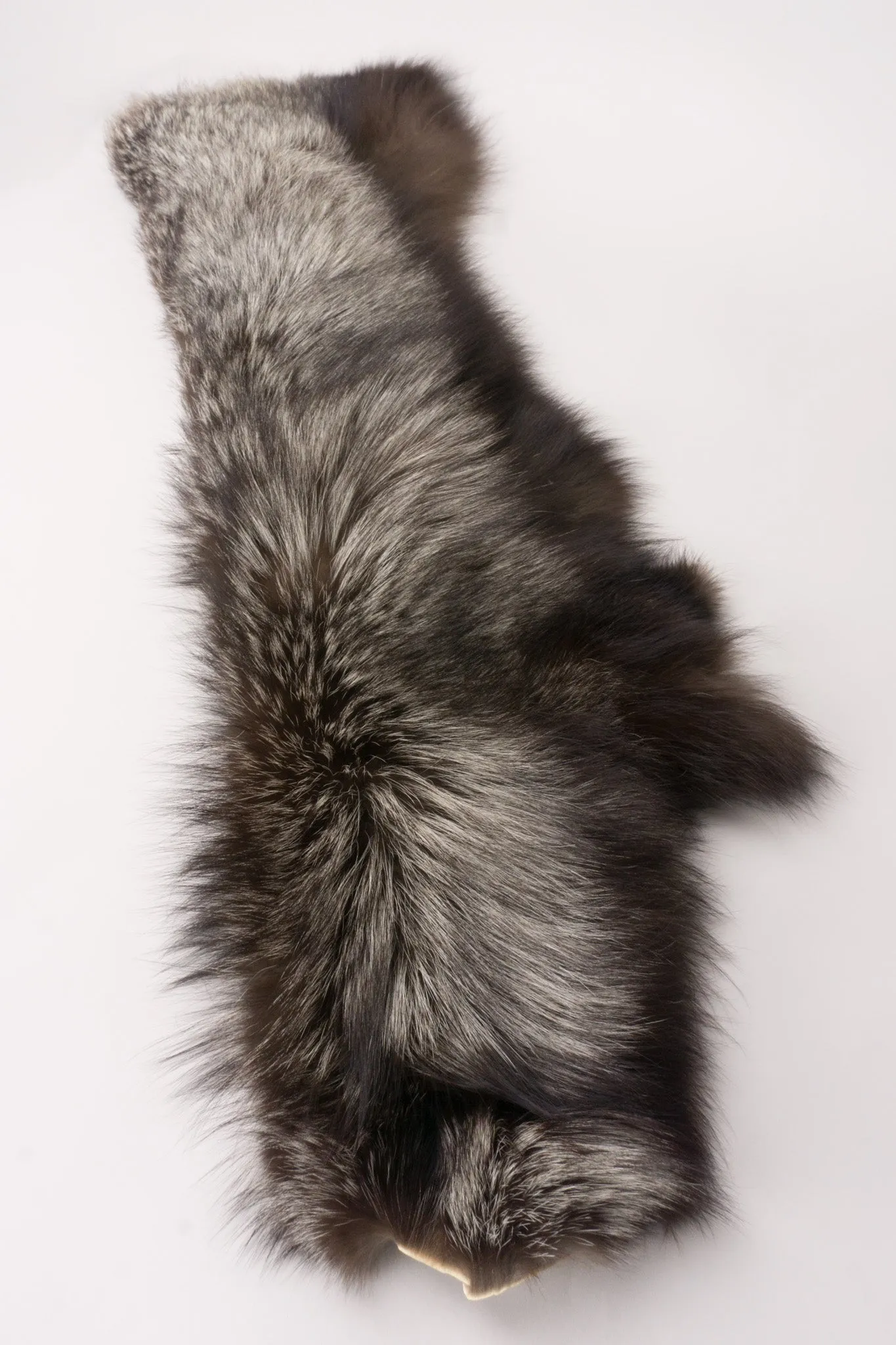 Fur Ribbon-Tie Shawl