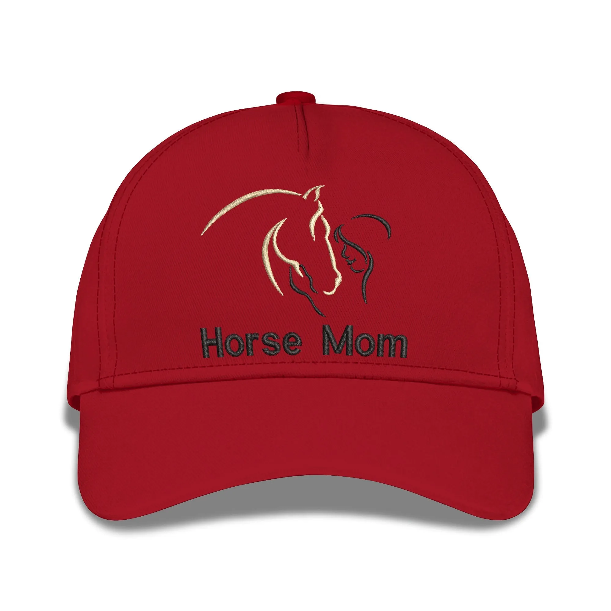 Horse Mom Embroidered Baseball Caps