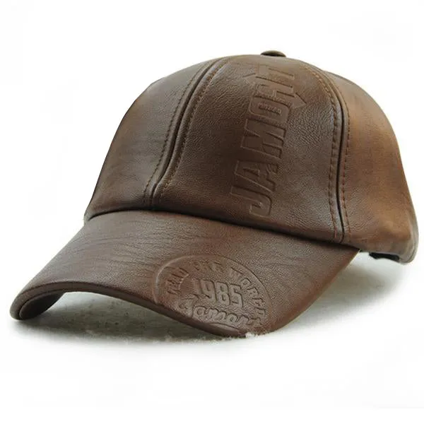 Leather Baseball Snapback Caps