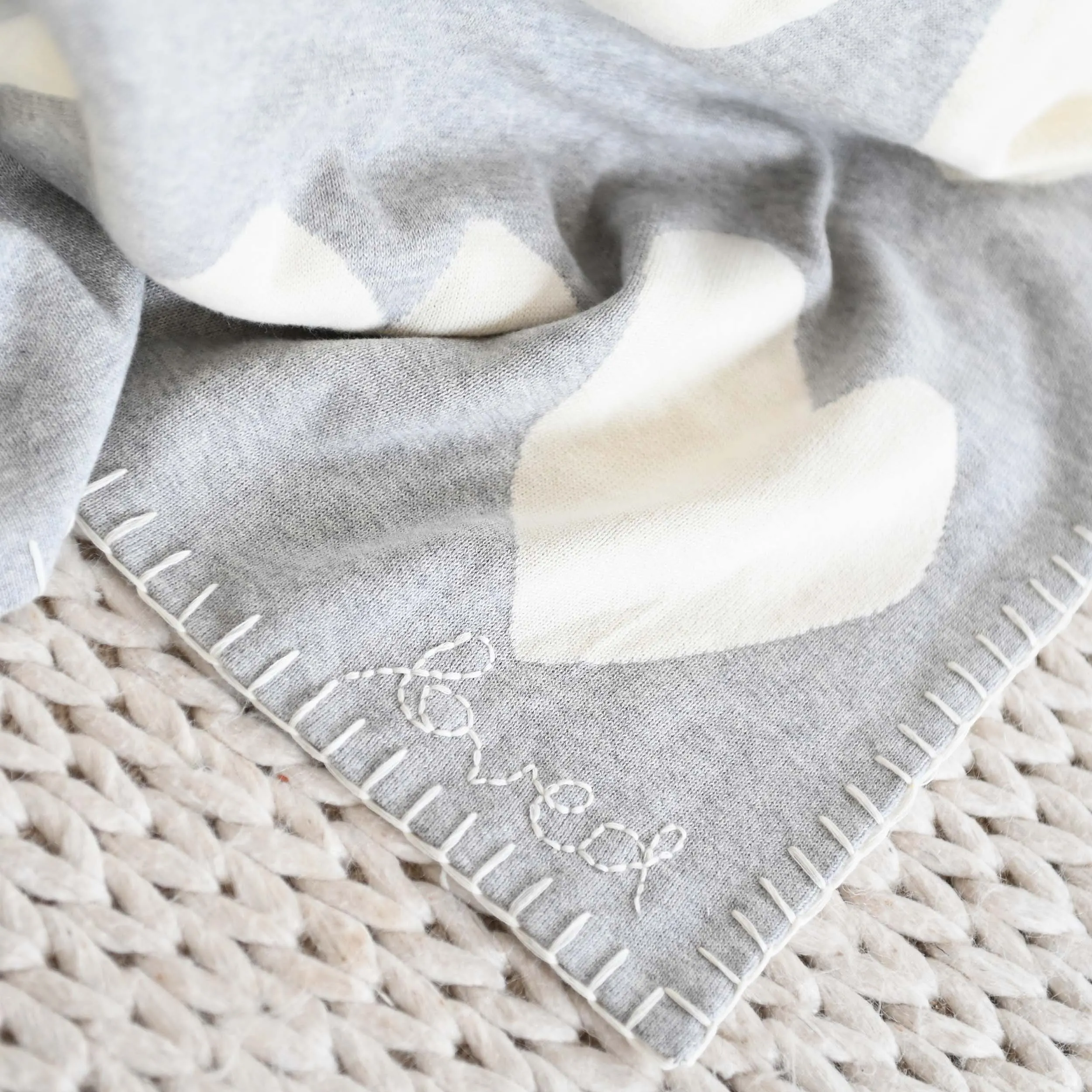 The Imperfect Heart Blanket