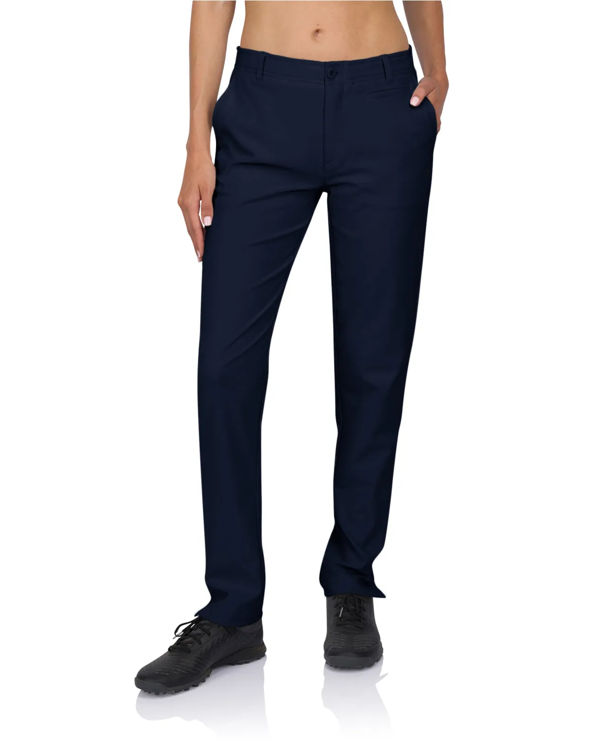 Women’s Quick Dry Golf Pants - Lightweight w/ 4-Way Stretch Fabric. Moisture Wicking, Anti-Odor Tech, UPF 50  Sun Protection